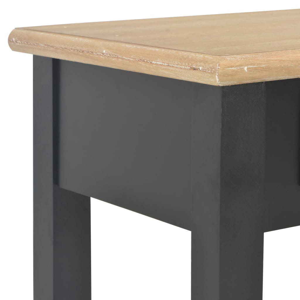 Console Table Black 110x35x80 cm Wood - Newstart Furniture