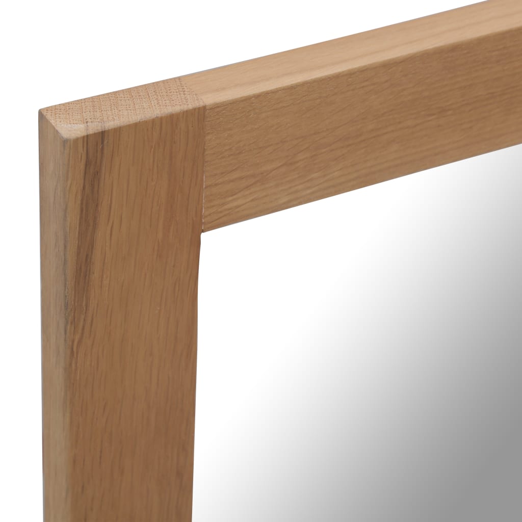 Mirror 50x140 cm Solid Oak Wood - Newstart Furniture
