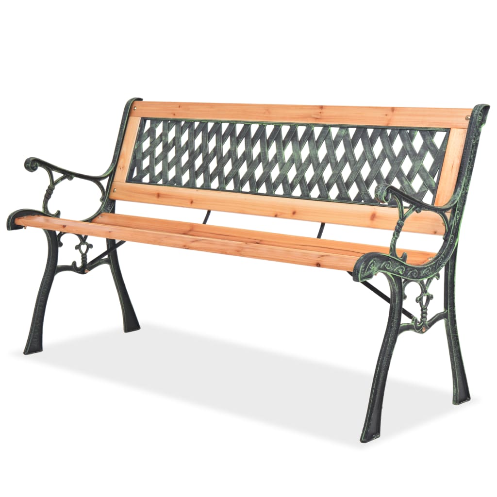 Garden Bench 122 cm Wood - Newstart Furniture