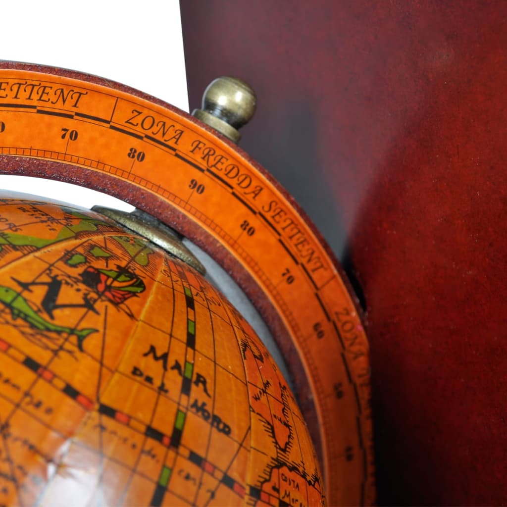 Bookstand World Map Globe Bookend Classic A Pair - Newstart Furniture