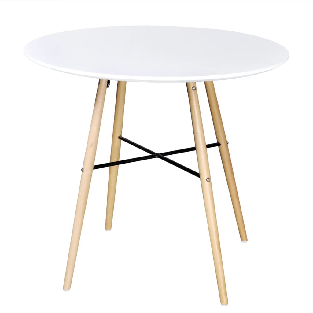 Dining Table MDF Round White - Newstart Furniture