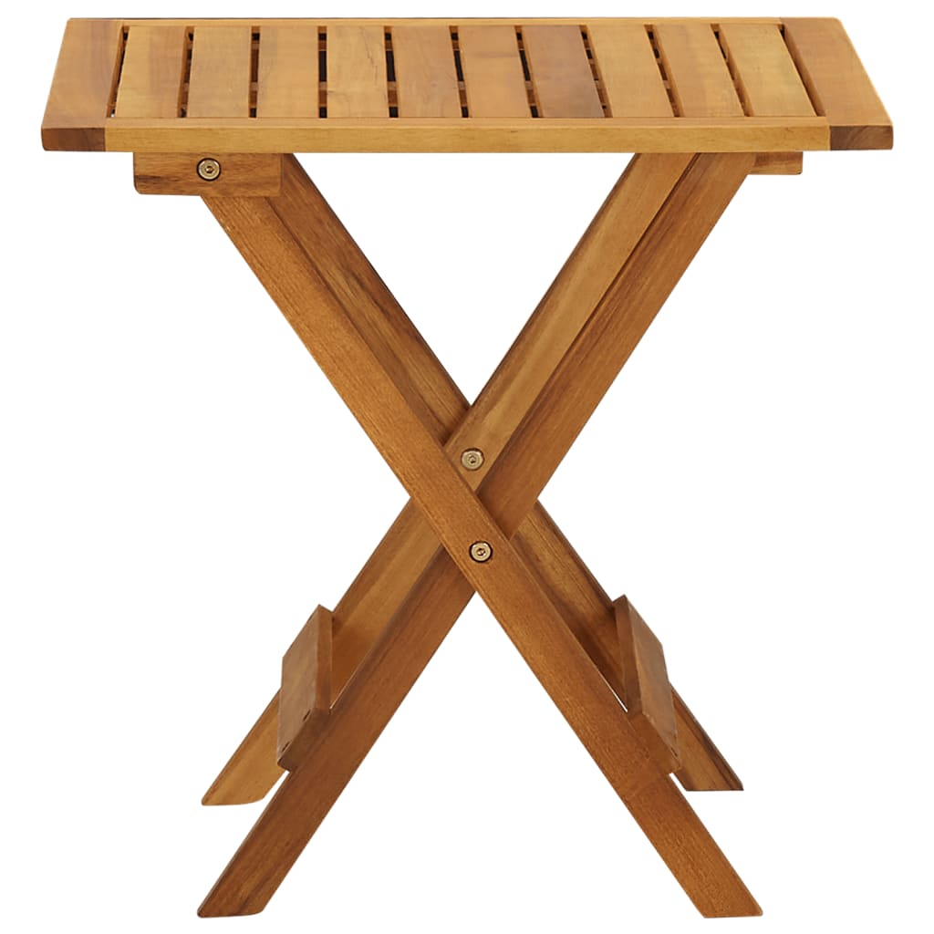 Bistro Table 46x46x47 cm Solid Acacia Wood - Newstart Furniture