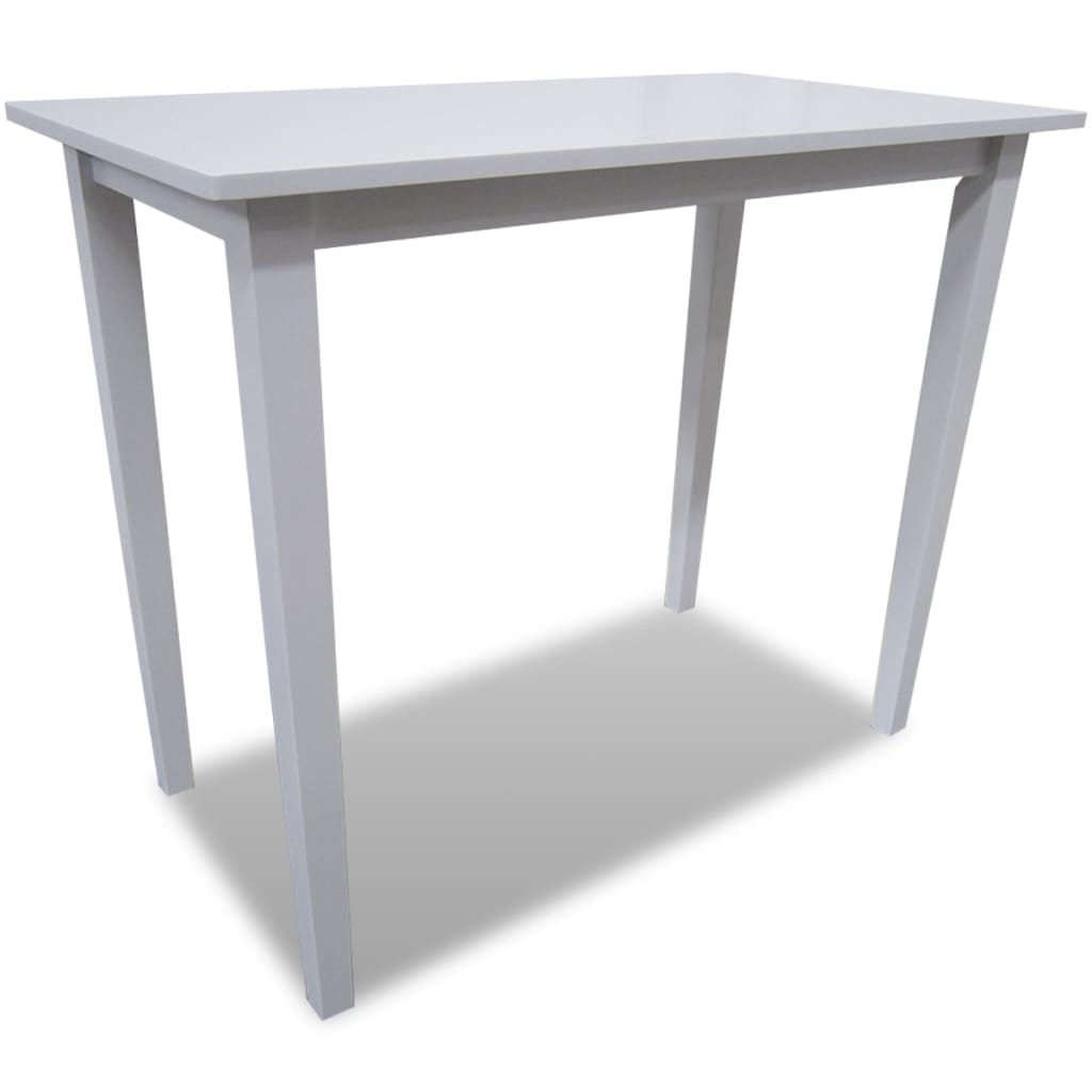 Wooden Bar Table White - Newstart Furniture
