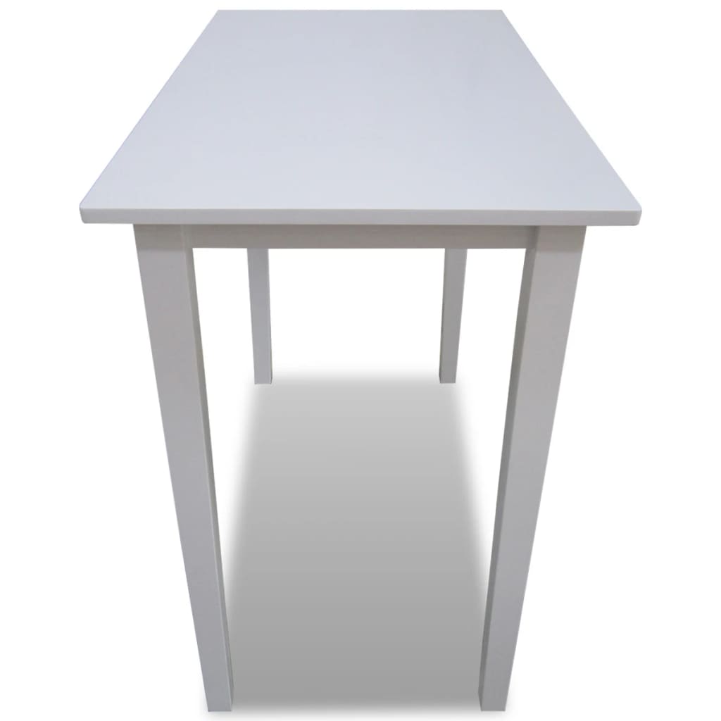 Wooden Bar Table White - Newstart Furniture