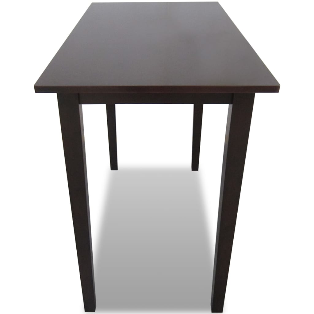 Wooden Bar Table Brown - Newstart Furniture