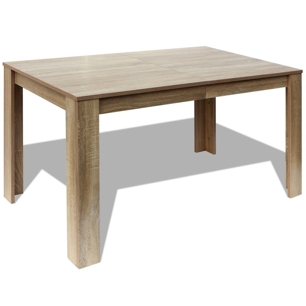 Dining Table 140x80x75 cm Oak - Newstart Furniture