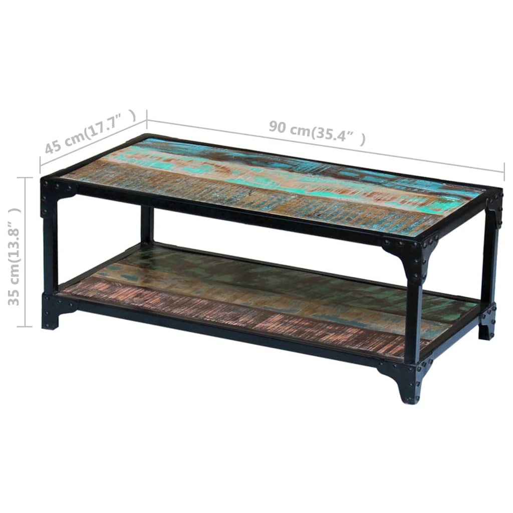 Coffee Table Solid Reclaimed Wood - Newstart Furniture