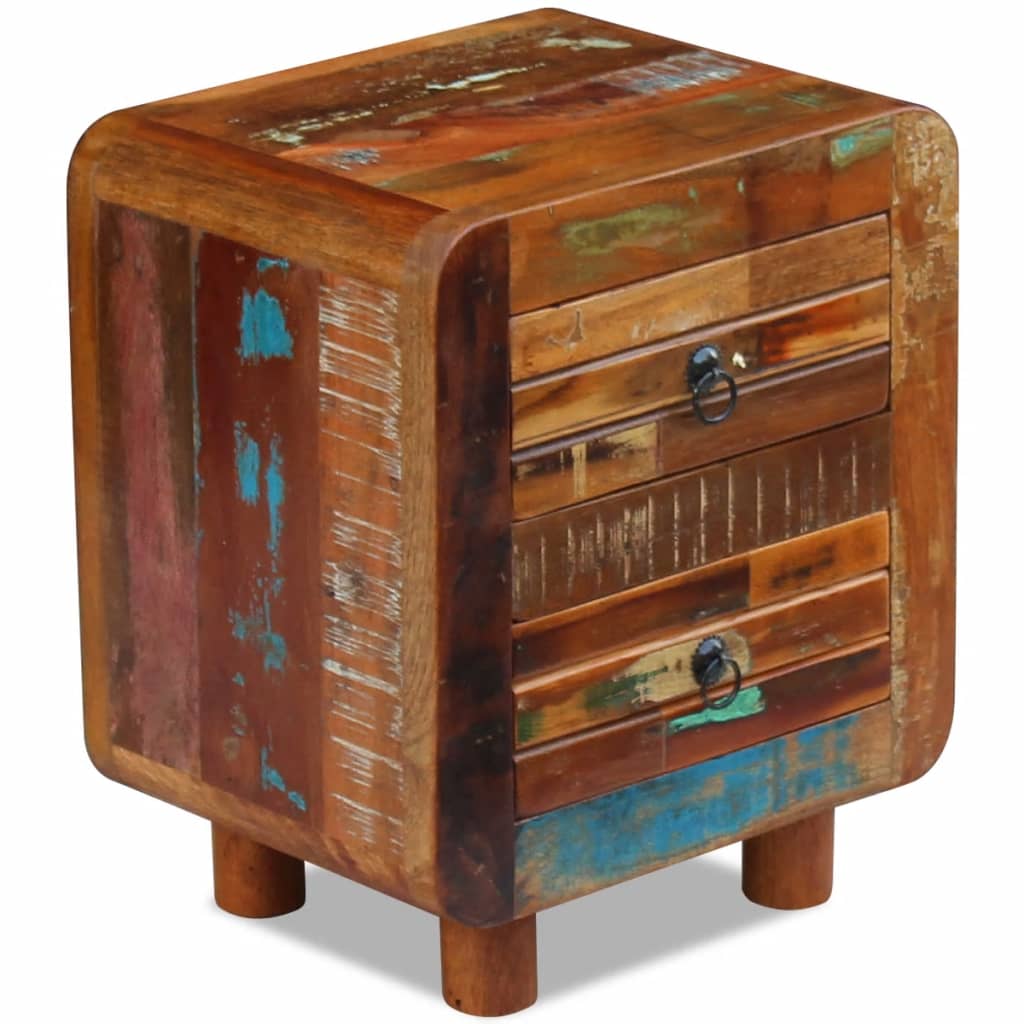 Night Cabinet Solid Reclaimed Wood 43x33x51 cm - Newstart Furniture