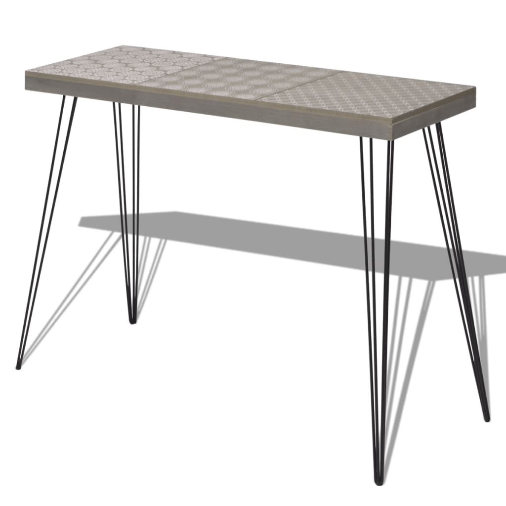 Console Table 90x30x71.5 cm Grey - Newstart Furniture