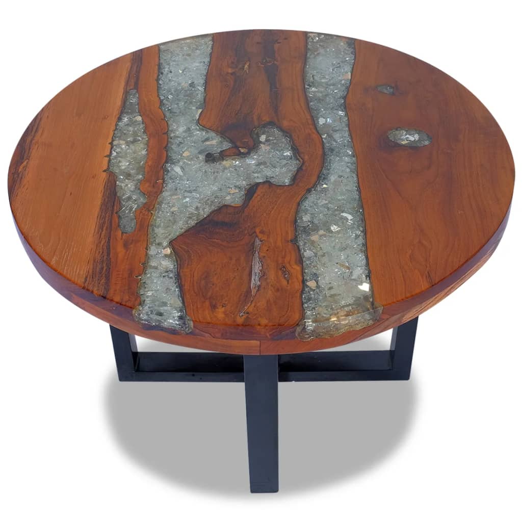 Coffee Table Teak Resin 60 cm - Newstart Furniture