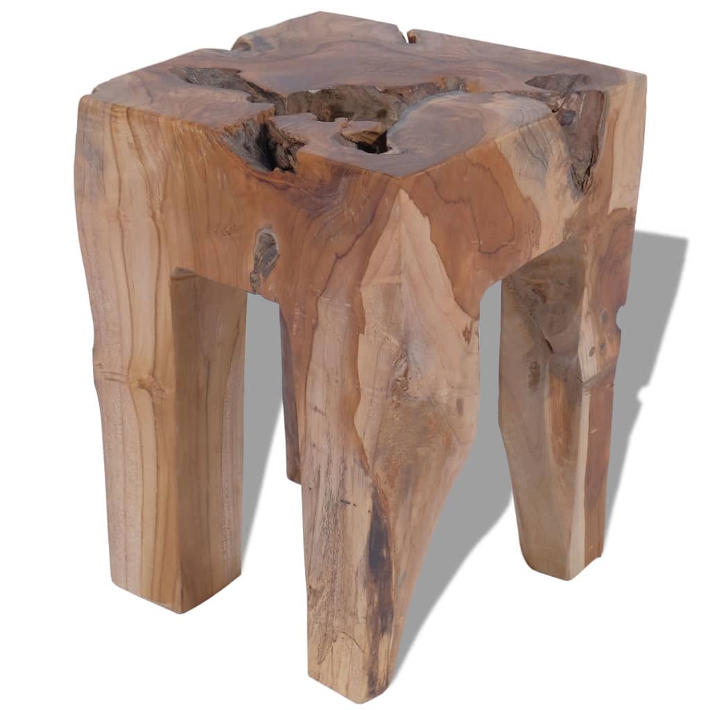 Stool Solid Teak Wood - Newstart Furniture