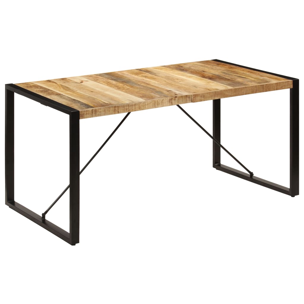 Dining Table 160x80x75 cm Solid Mango Wood - Newstart Furniture