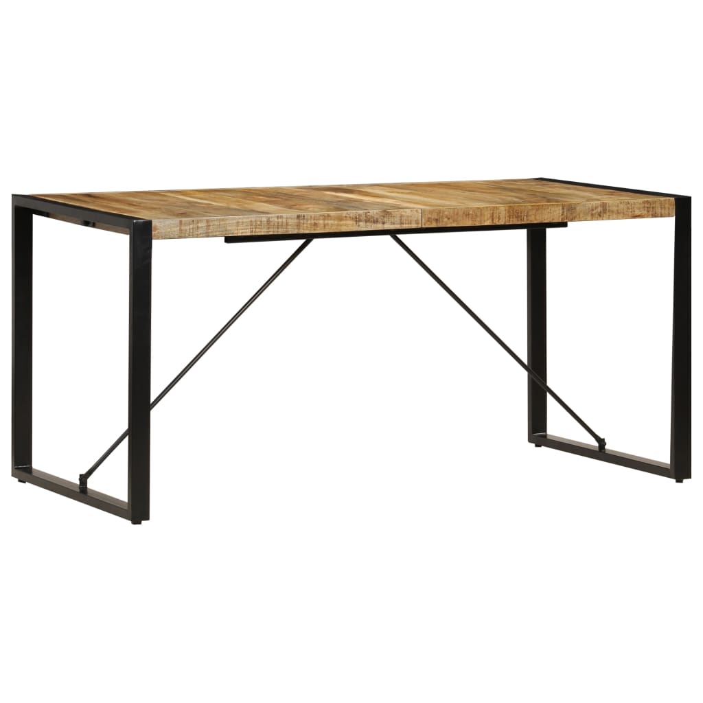 Dining Table 160x80x75 cm Solid Mango Wood - Newstart Furniture