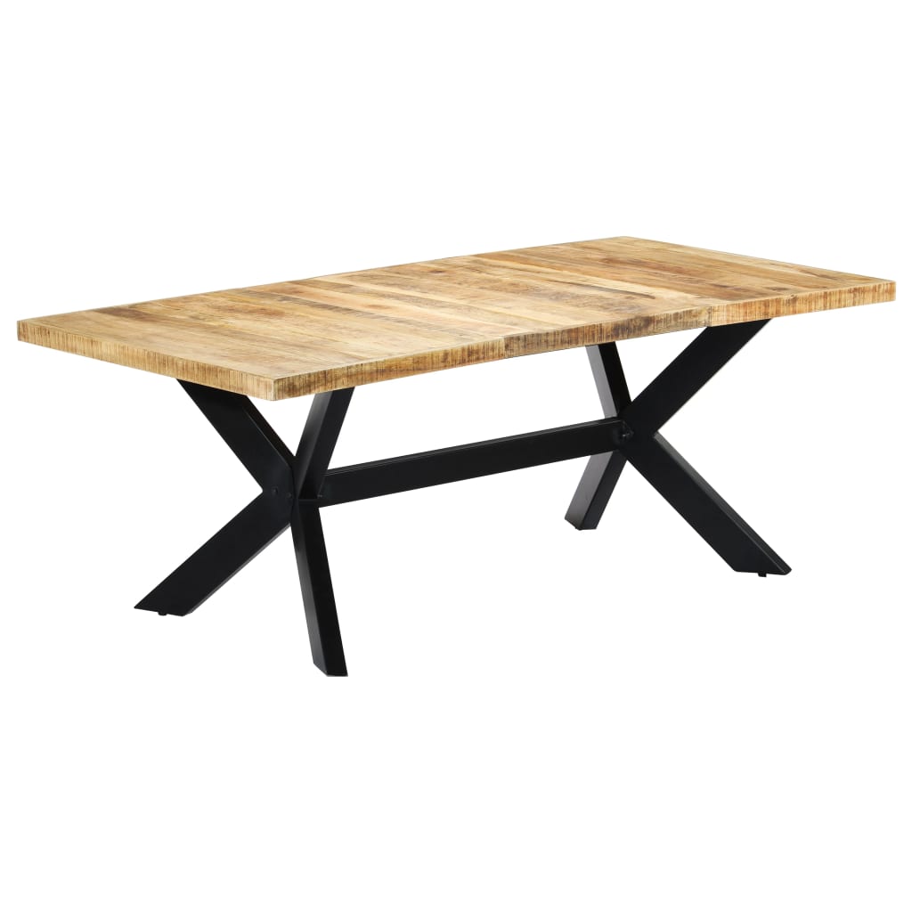 Dining Table 200x100x75 cm Solid Mango Wood - Newstart Furniture