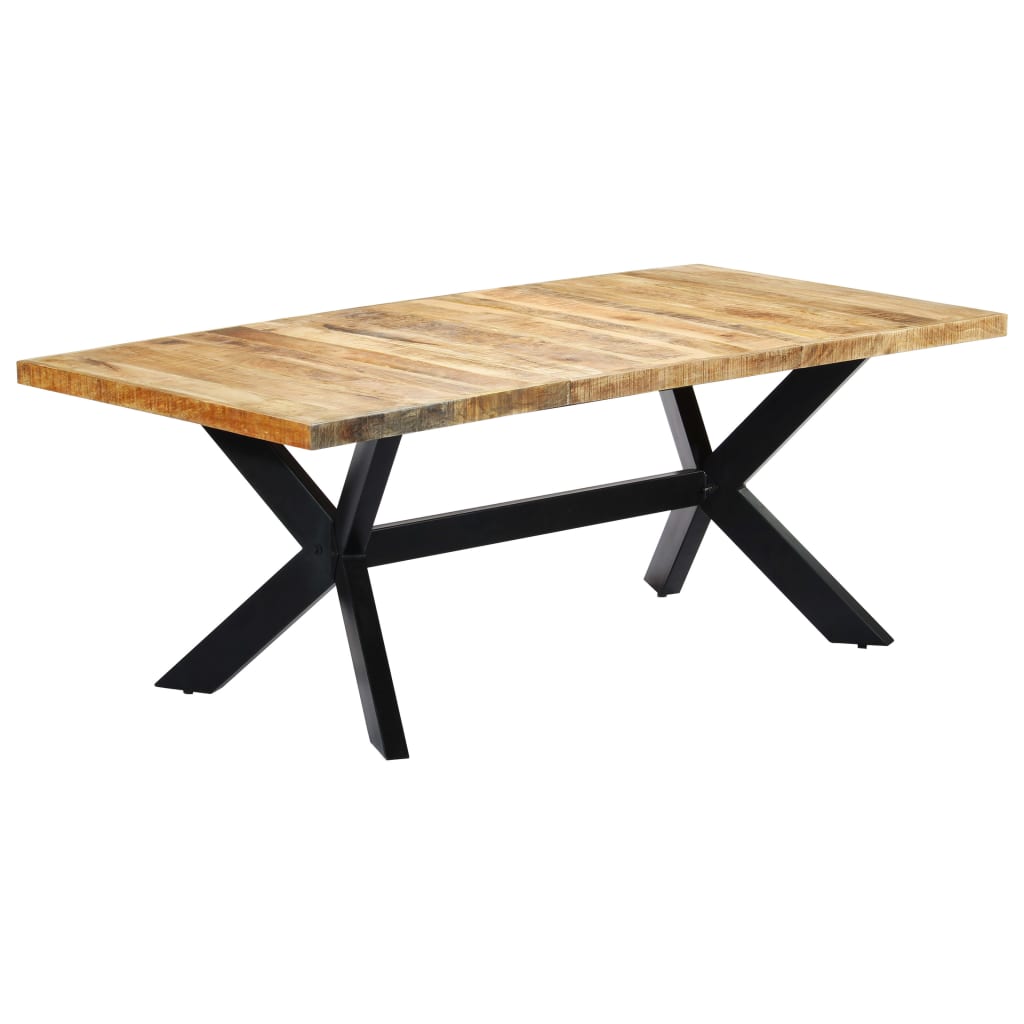 Dining Table 200x100x75 cm Solid Mango Wood - Newstart Furniture