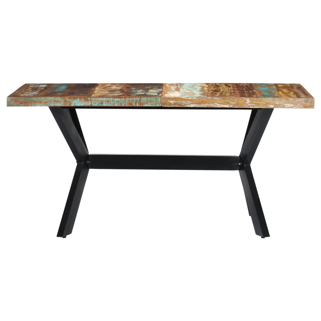 Dining Table 160x80x75 cm Solid Reclaimed Wood - Newstart Furniture