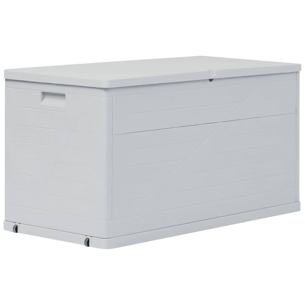 Garden Storage Box 420 L Light Grey - Newstart Furniture