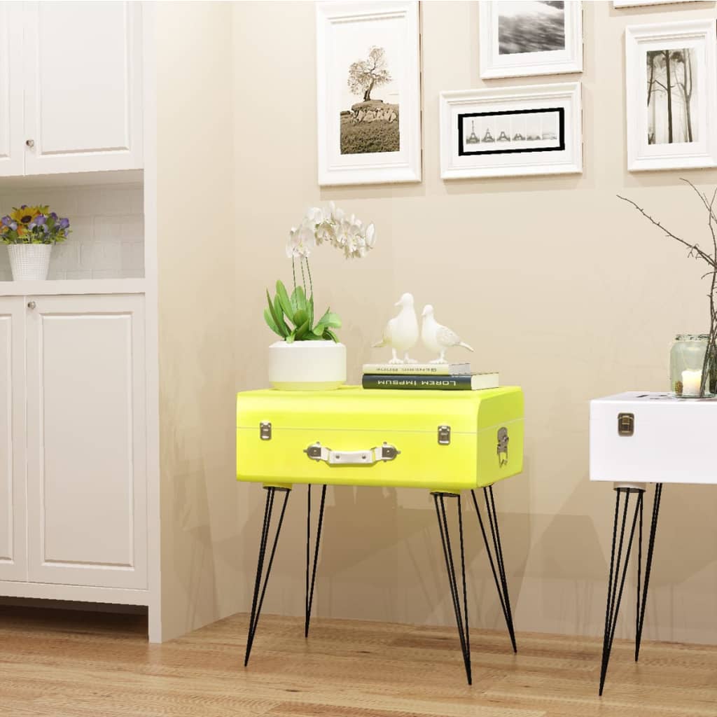 Bedside Cabinets 2 pcs 49.5x36x60 cm Yellow - Newstart Furniture