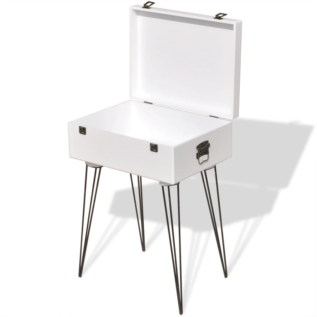 Bedside Cabinets 2 pcs 40x30x57 cm White - Newstart Furniture