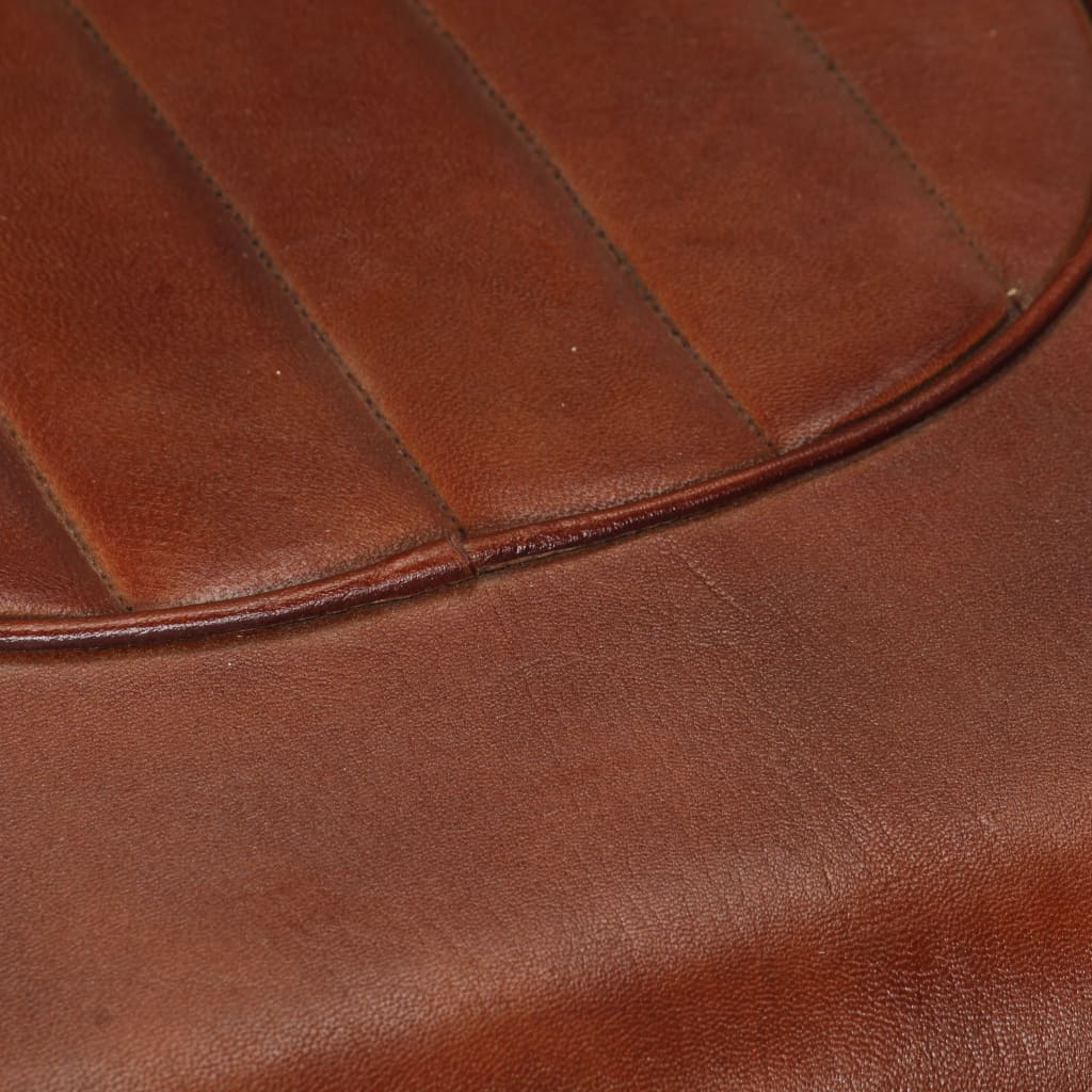 Aviator Armchair Brown Real Leather - Newstart Furniture
