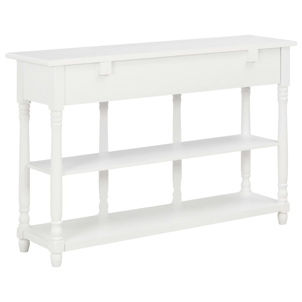 Console Table White 120x30x76 cm MDF - Newstart Furniture