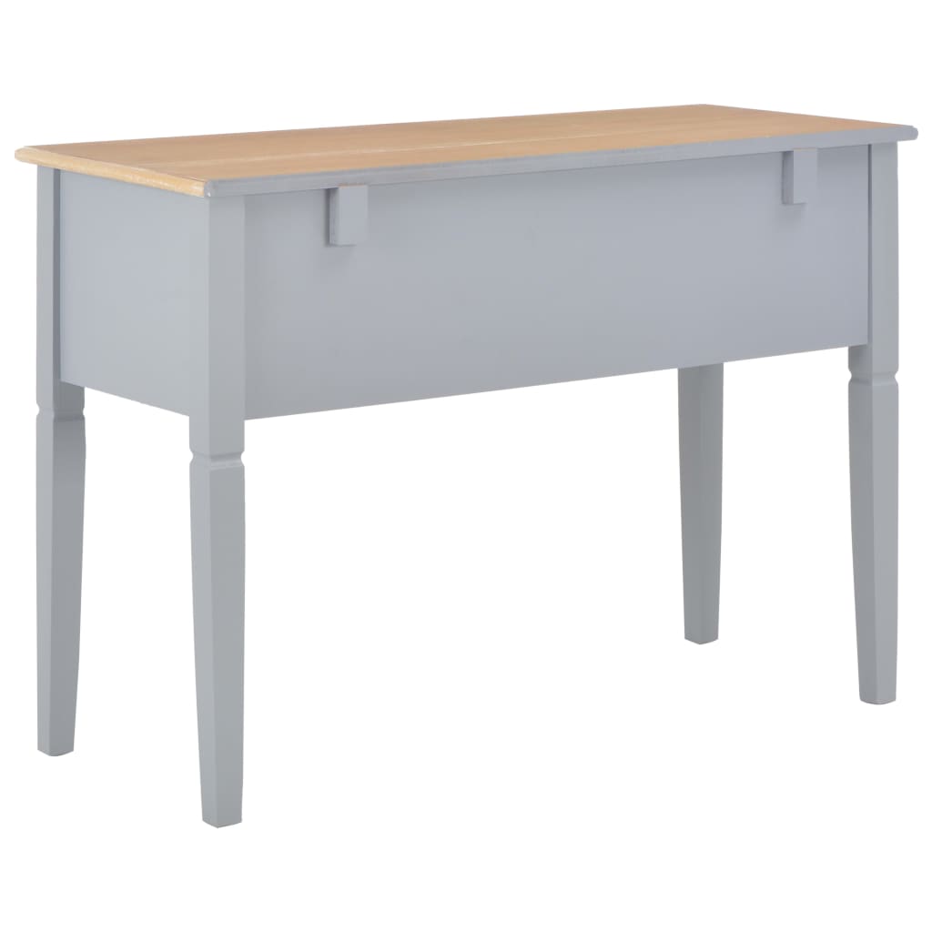 Writing Desk Grey 109.5x45x77.5 cm Wood - Newstart Furniture
