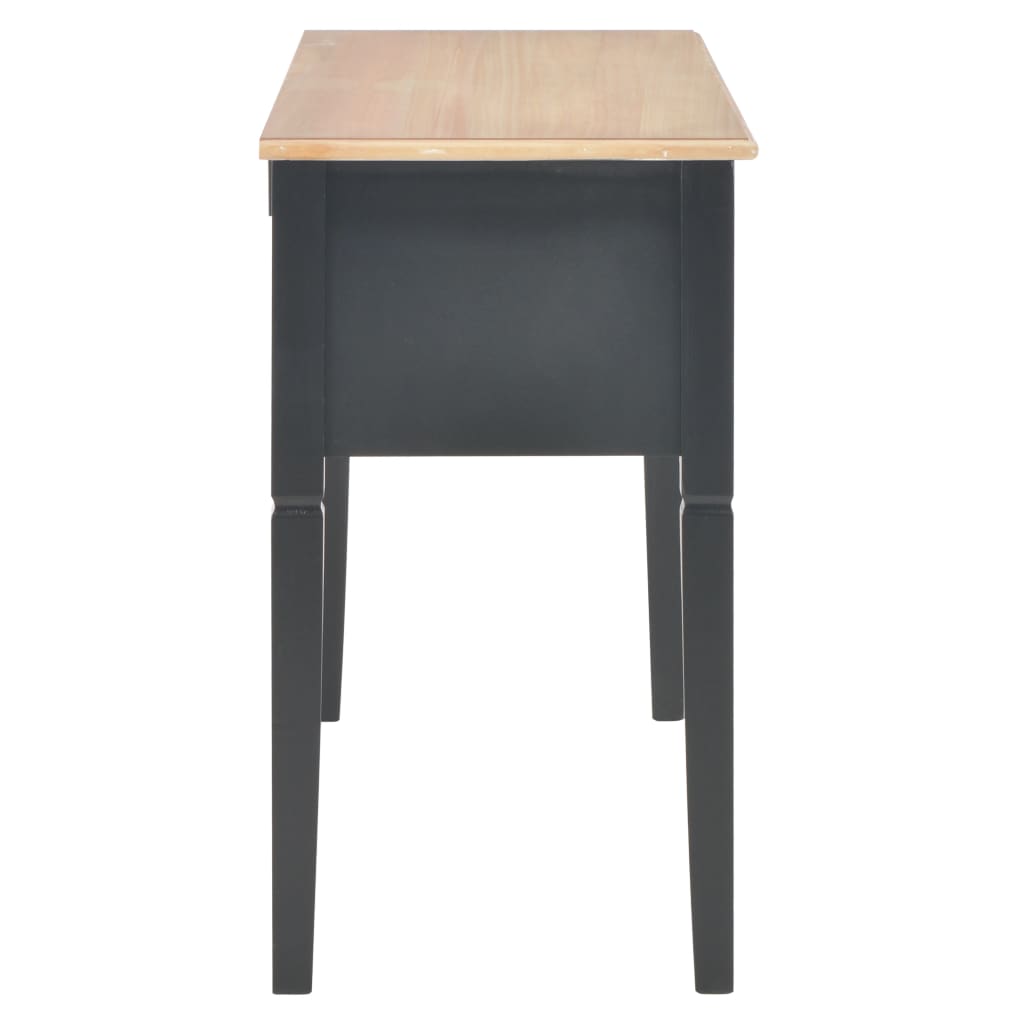 Writing Desk Black 109.5x45x77.5 cm Wood - Newstart Furniture