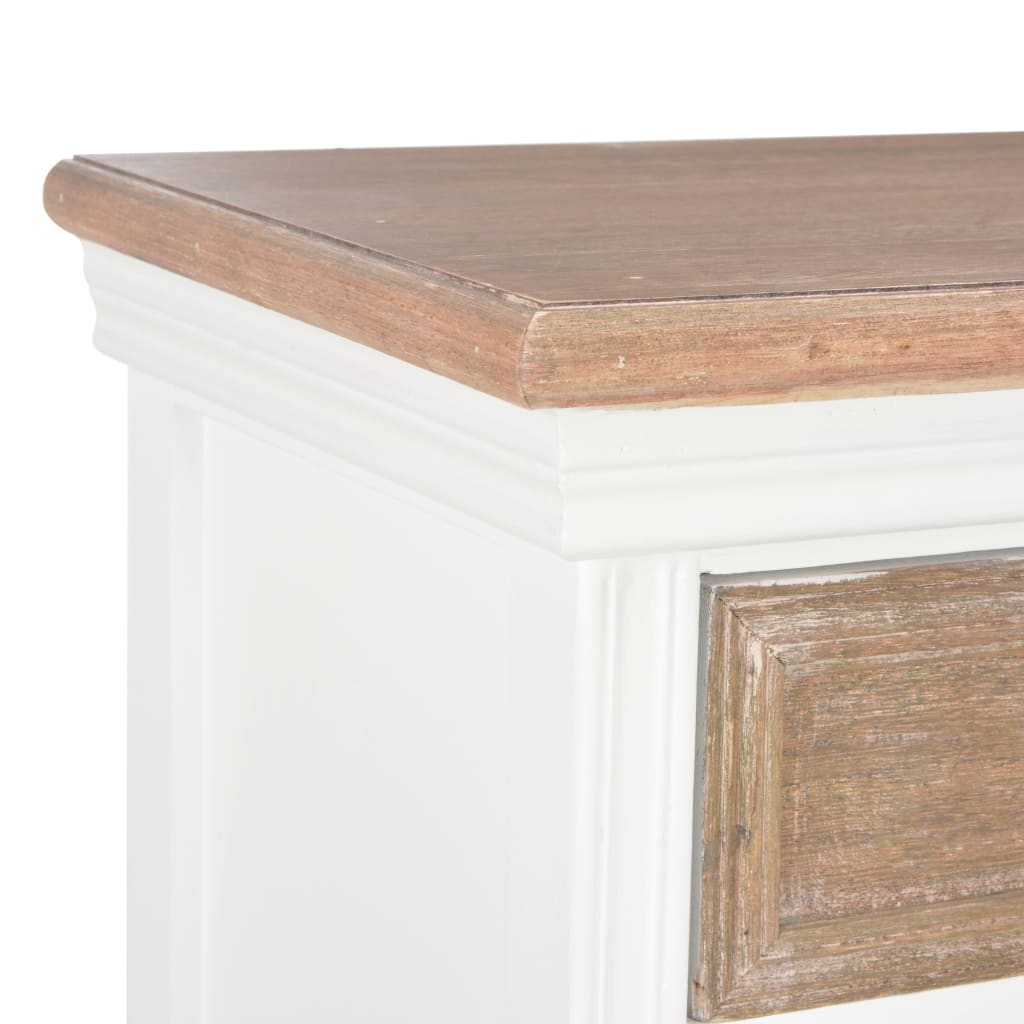 Sideboard White 60x30x80 cm Solid Wood - Newstart Furniture