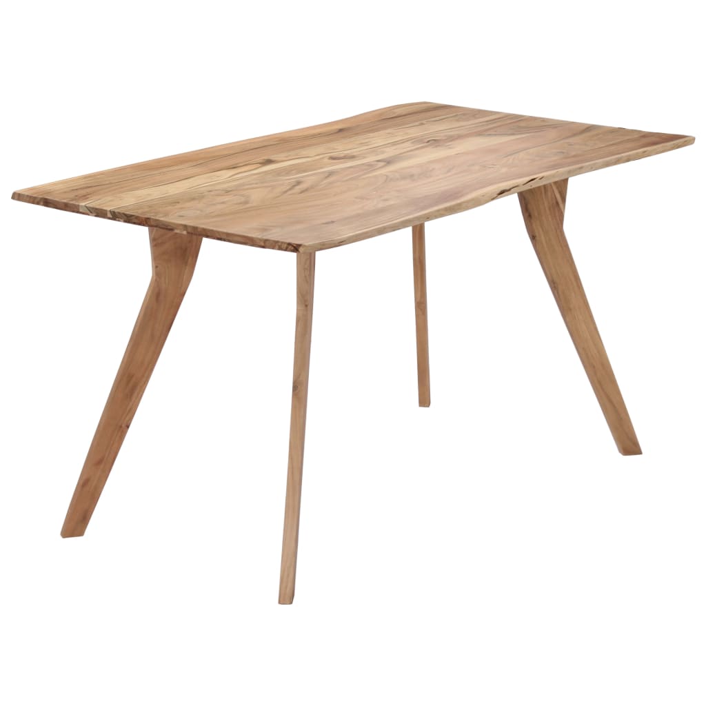 Dining Table 140x80x76 cm Solid Acacia Wood - Newstart Furniture