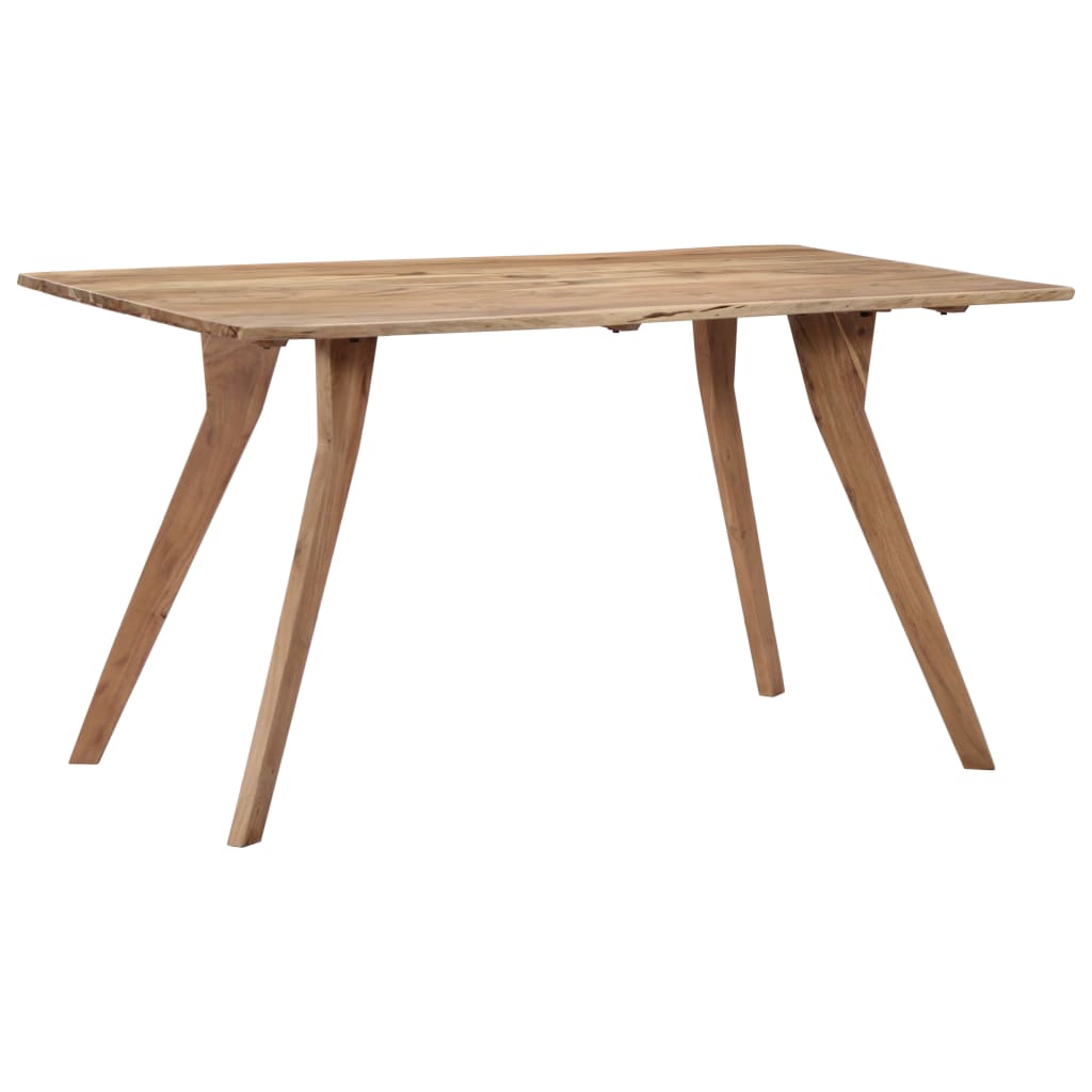 Dining Table 140x80x76 cm Solid Acacia Wood - Newstart Furniture