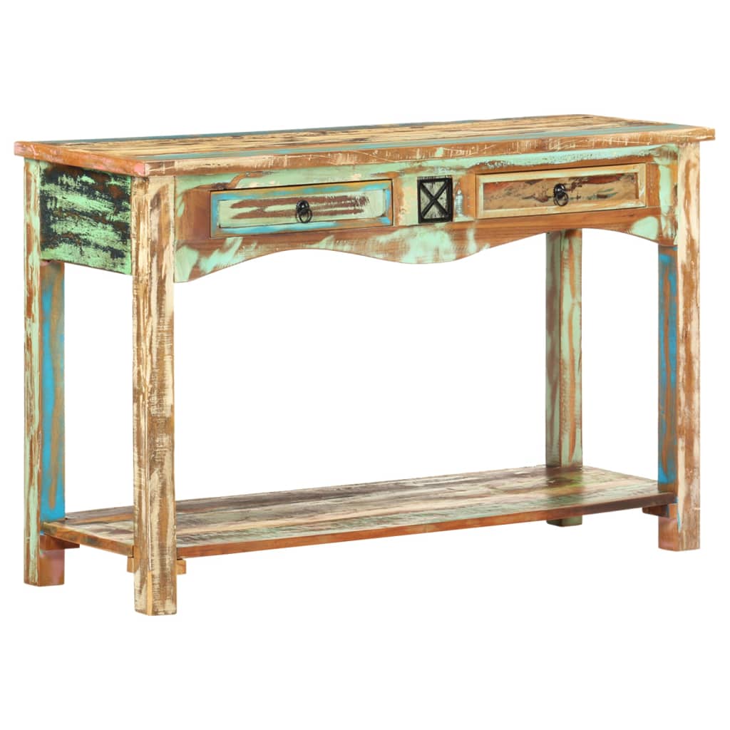 Console Table 120x40x75 cm Solid Reclaimed Wood - Newstart Furniture