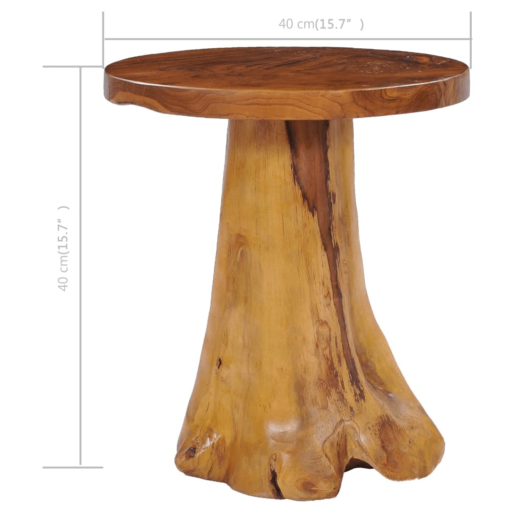 Coffee Table 40x40 cm Solid Teak Wood - Newstart Furniture