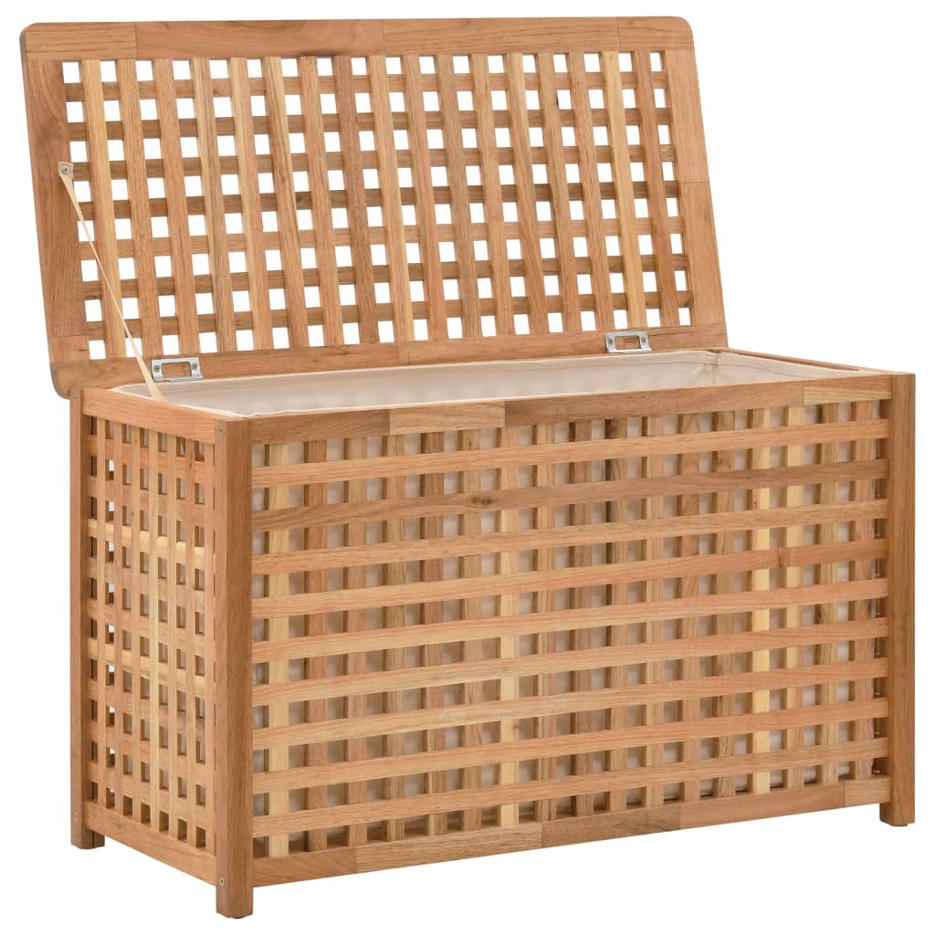 Laundry Chest 77.5x37.5x46.5 cm Solid Walnut Wood - Newstart Furniture