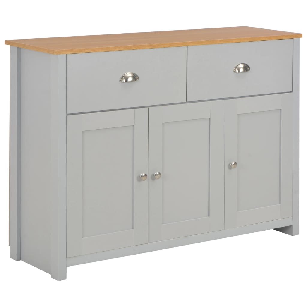 Sideboard Grey 112x35x81 cm - Newstart Furniture