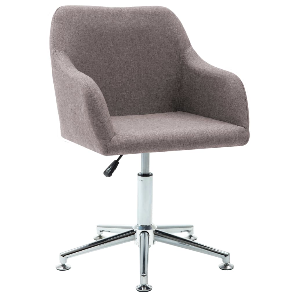 Swivel Dining Chair Taupe Fabric - Newstart Furniture