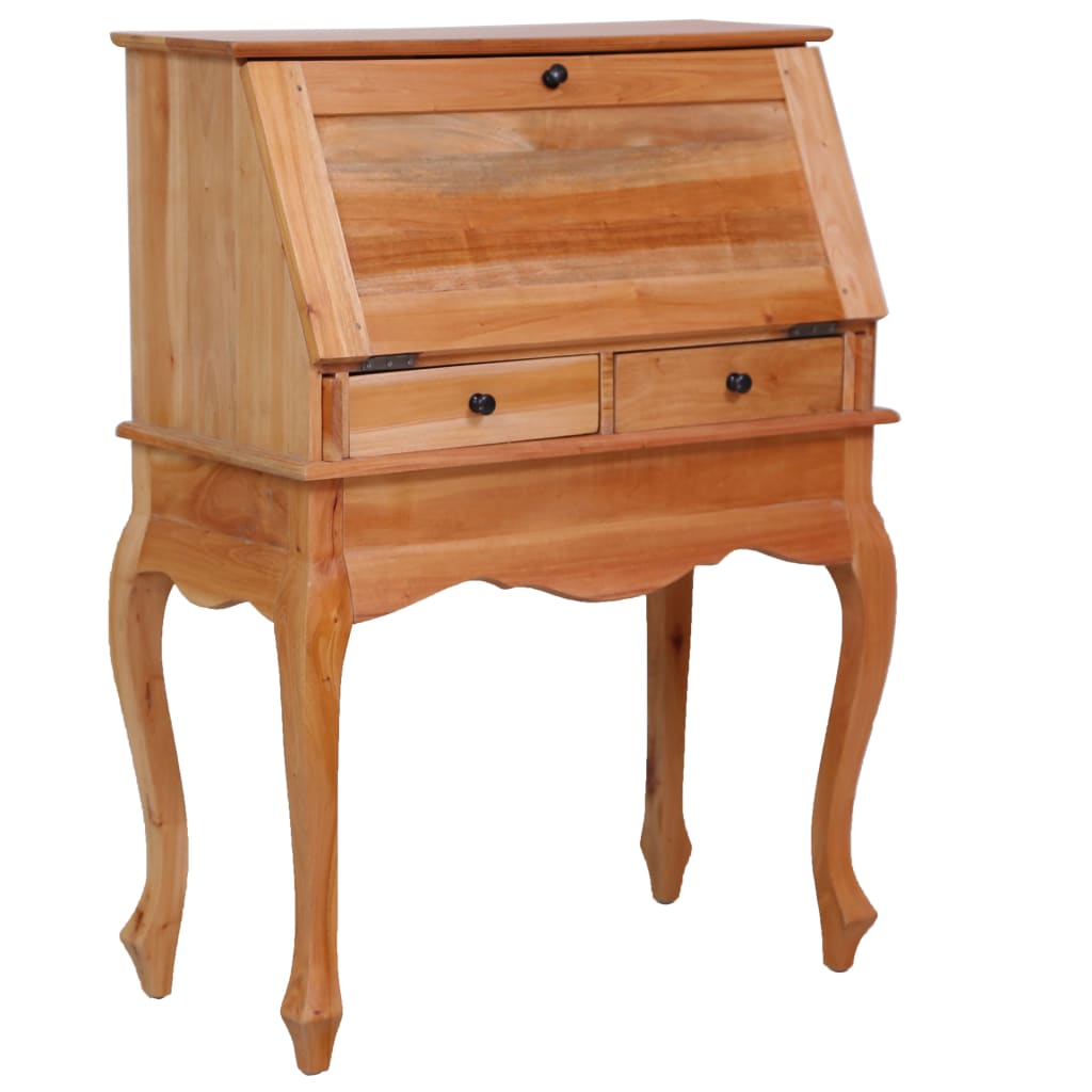 Secretary Desk 78x42x103 cm Solid Mahogany Wood - Newstart Furniture