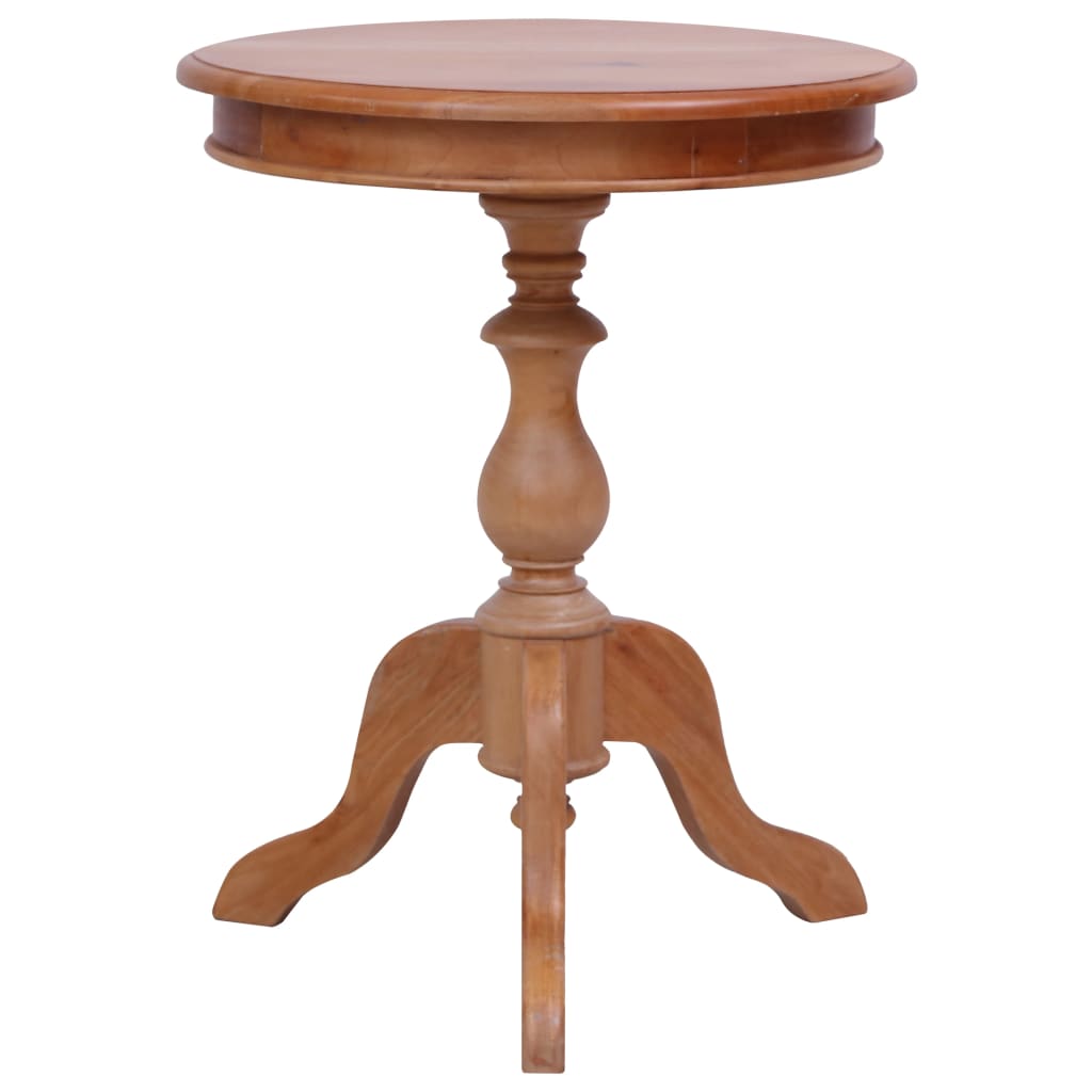Side Table Natural 50x50x65 cm Solid Mahogany Wood - Newstart Furniture