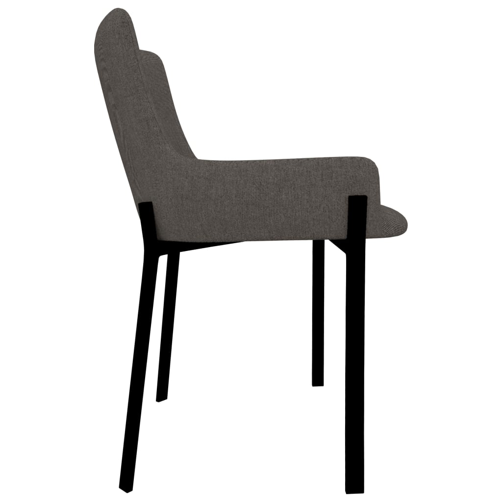 Dining Chairs 2 pcs Taupe Fabric - Newstart Furniture