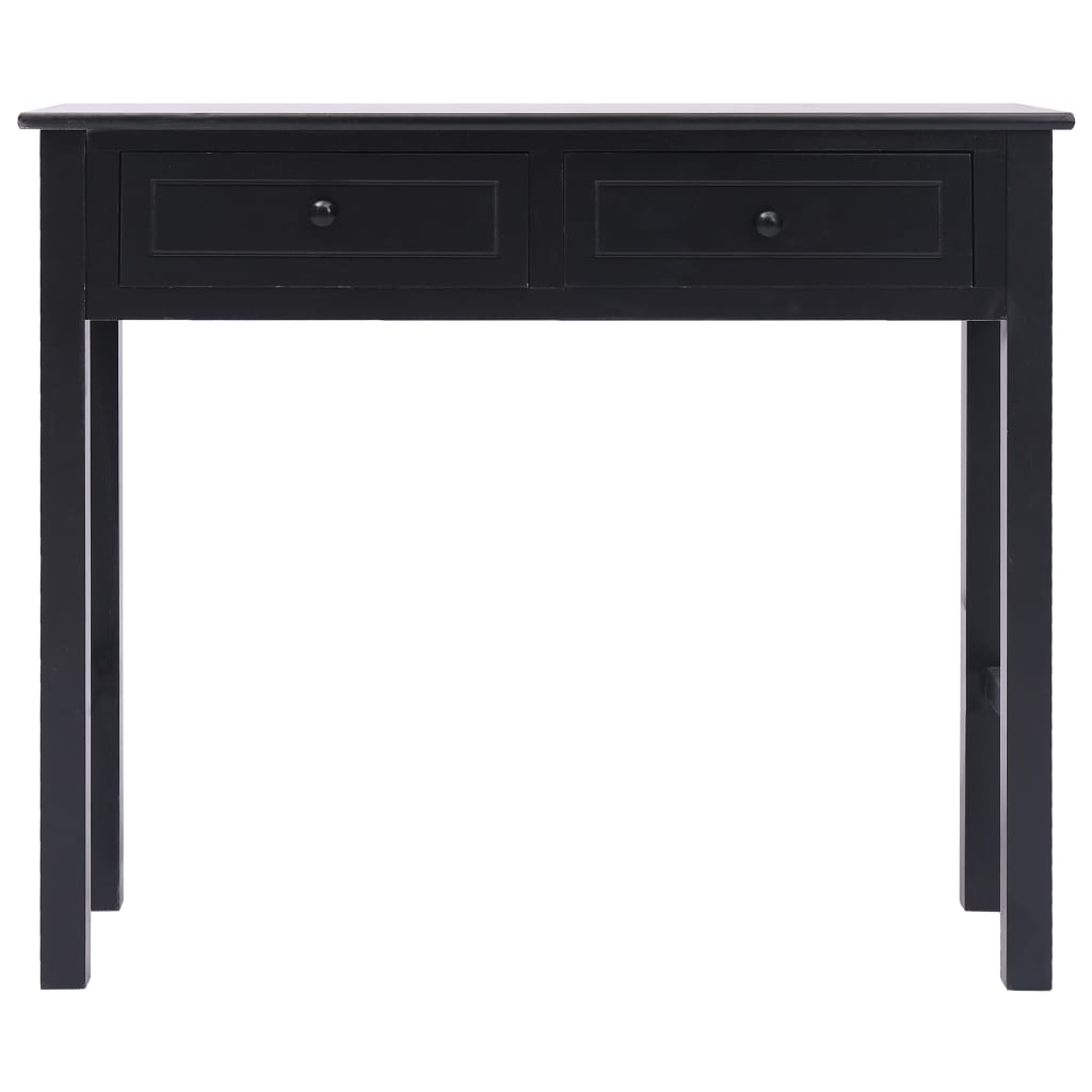 Console Table Black 90x30x77 cm Wood - Newstart Furniture