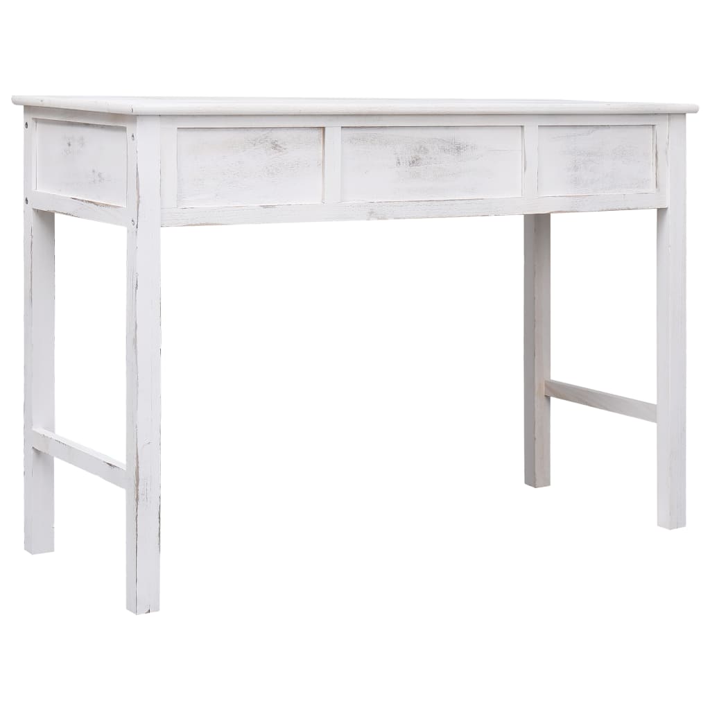 Console Table Antique White 110x45x76 cm Wood - Newstart Furniture