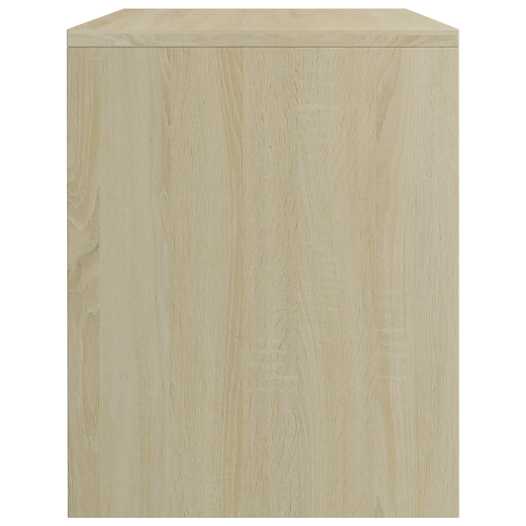 Bedside Cabinets 2 pcs White and Sonoma Oak 40x30x40 cm - Newstart Furniture
