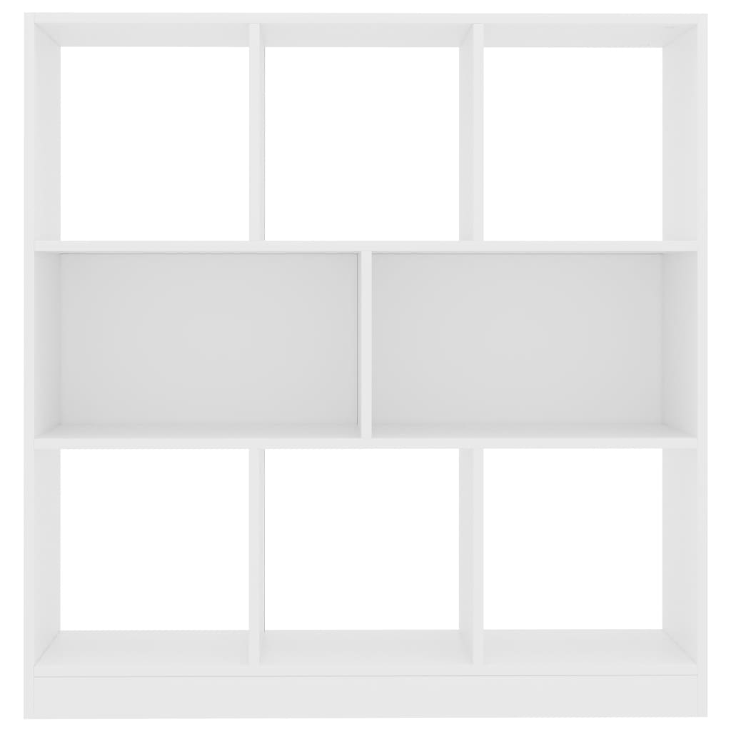 Book Cabinet White 97.5x29.5x100 cm Engineered Wood - Newstart Furniture