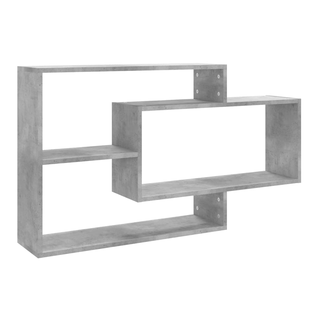 Wall Shelves Concrete Grey 104x20x58.5 cm Engineered Wood - Newstart Furniture