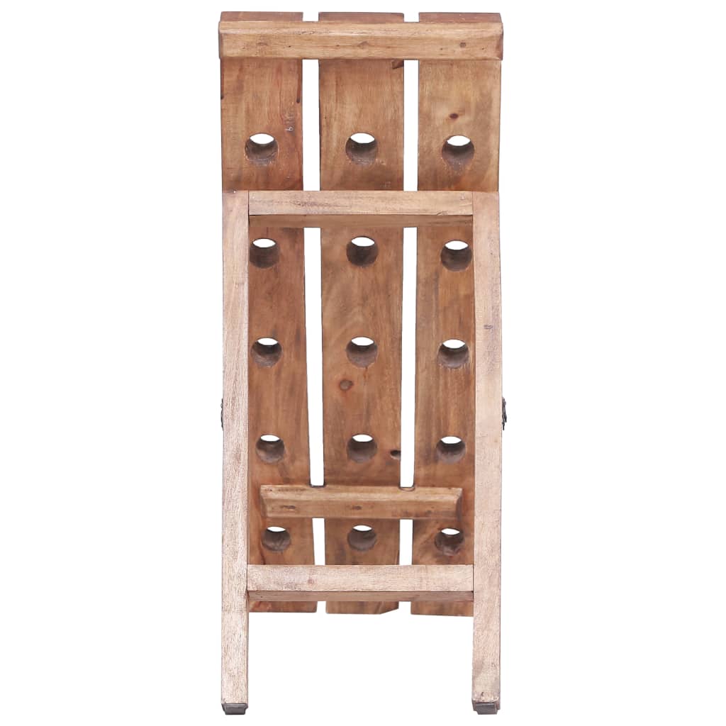 Wine Rack for 15 Bottles 26x50x70 cm Solid Reclaimed Wood - Newstart Furniture
