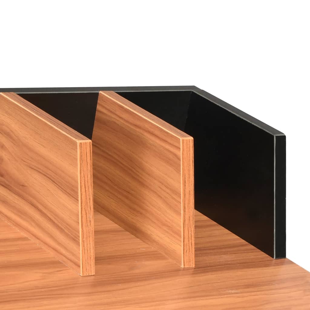 Desk Black and Brown 80x50x84 cm - Newstart Furniture