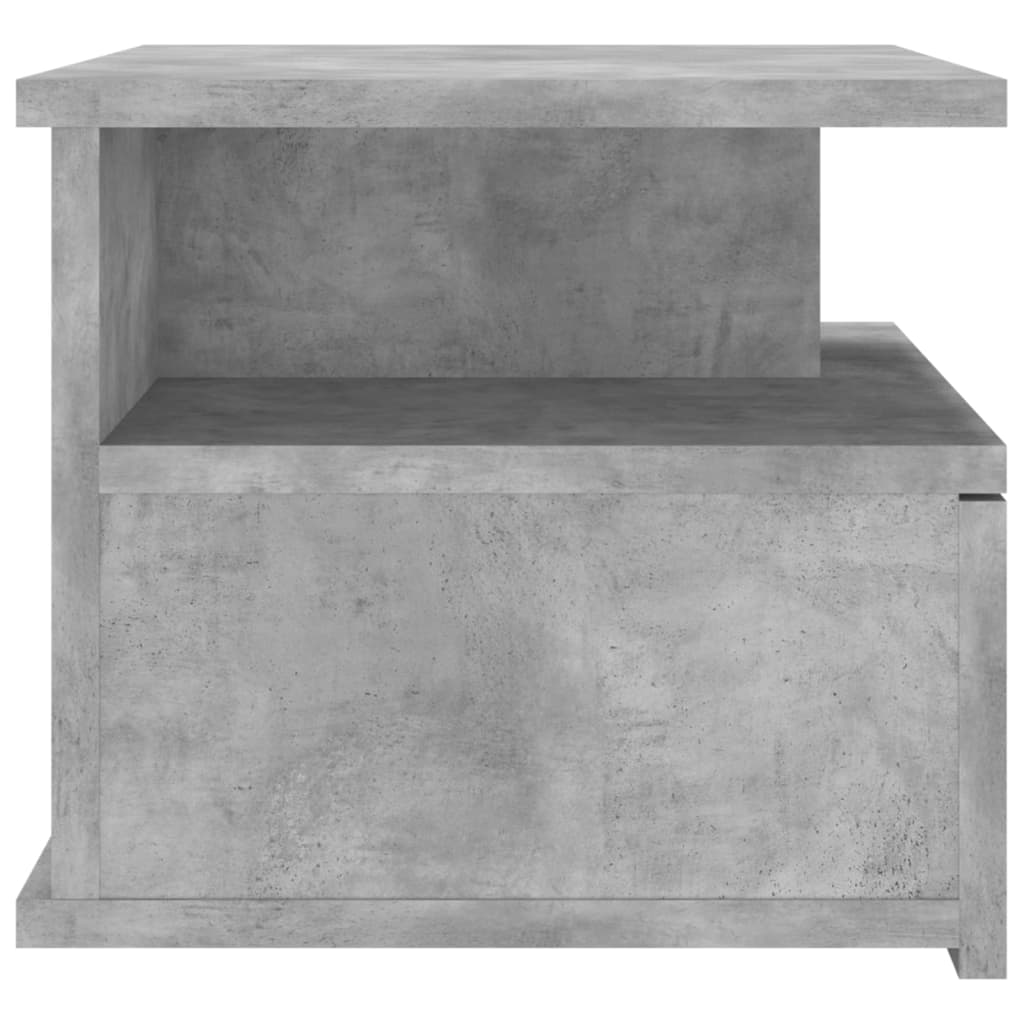 Floating Nightstand Concrete Grey 40x31x27 cm Engineered Wood - Newstart Furniture