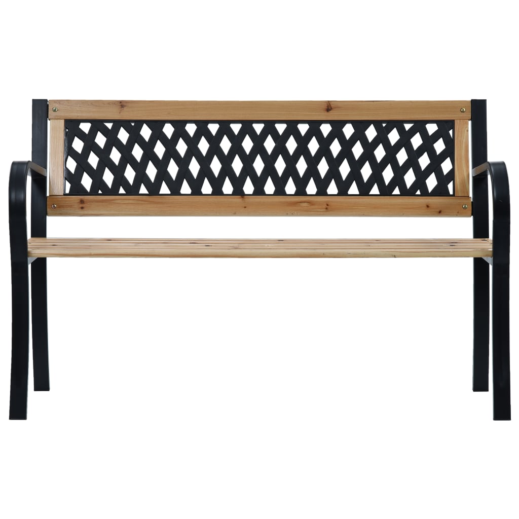 Garden Bench 120 cm Wood - Newstart Furniture