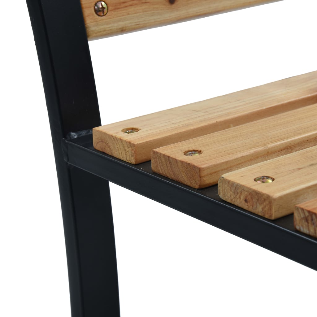 Garden Bench 120 cm Wood - Newstart Furniture