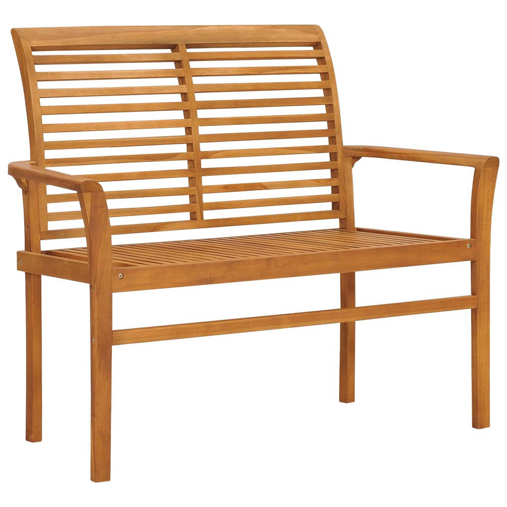 Garden Bench 112 cm Solid Teak Wood - Newstart Furniture