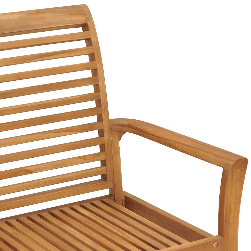 Garden Bench 112 cm Solid Teak Wood - Newstart Furniture